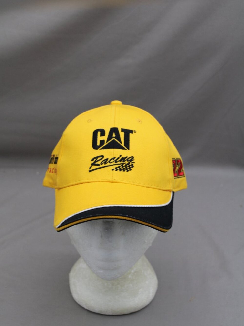 NASCAR Racing Hat - CAT Racing Ward Burton 22 - Adult Gripback